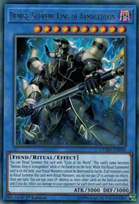 Demise, Supreme King of Armageddon [CYHO-EN030] Rare | Galactic Gamez