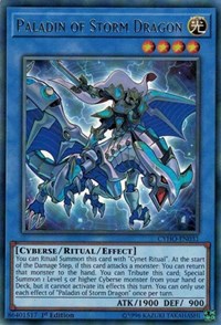 Paladin of Storm Dragon [CYHO-EN031] Rare | Galactic Gamez