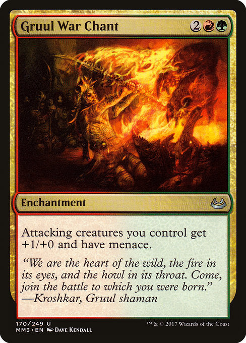Gruul War Chant [Modern Masters 2017] | Galactic Gamez
