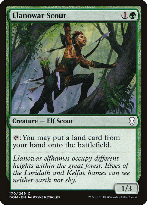 Llanowar Scout [Dominaria] | Galactic Gamez