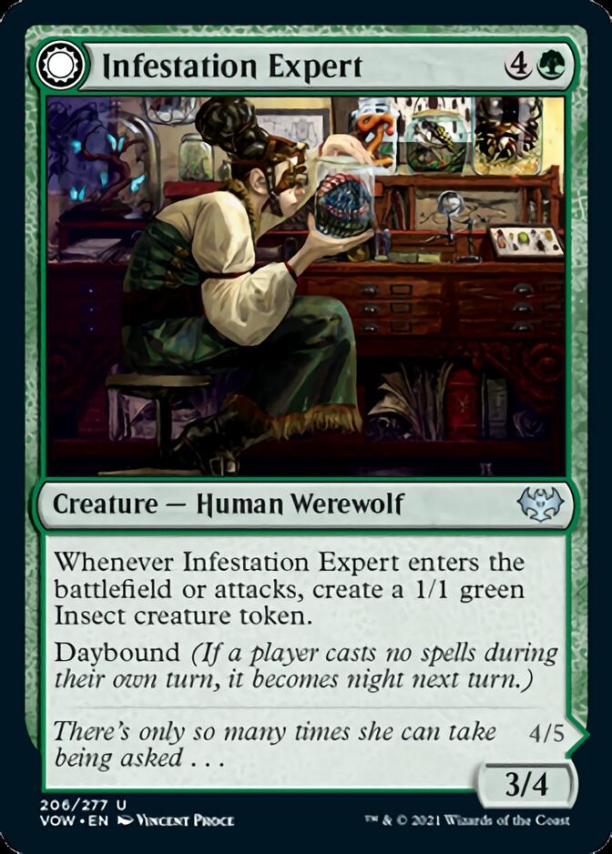 Infestation Expert // Infested Werewolf [Innistrad: Crimson Vow] | Galactic Gamez