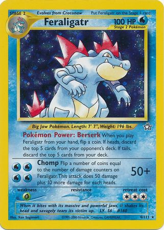 Feraligatr (4/111) [Neo Genesis Unlimited] | Galactic Gamez