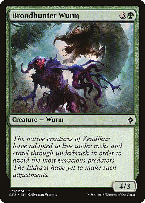 Broodhunter Wurm [Battle for Zendikar] | Galactic Gamez