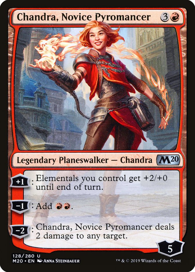 Chandra, Novice Pyromancer [Core Set 2020] | Galactic Gamez