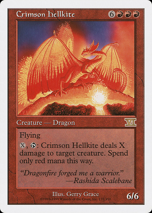 Crimson Hellkite [Classic Sixth Edition] | Galactic Gamez