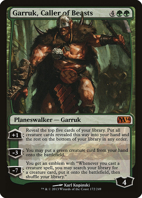 Garruk, Caller of Beasts [Magic 2014] | Galactic Gamez