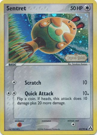 Sentret (62/92) (Stamped) [EX: Legend Maker] | Galactic Gamez