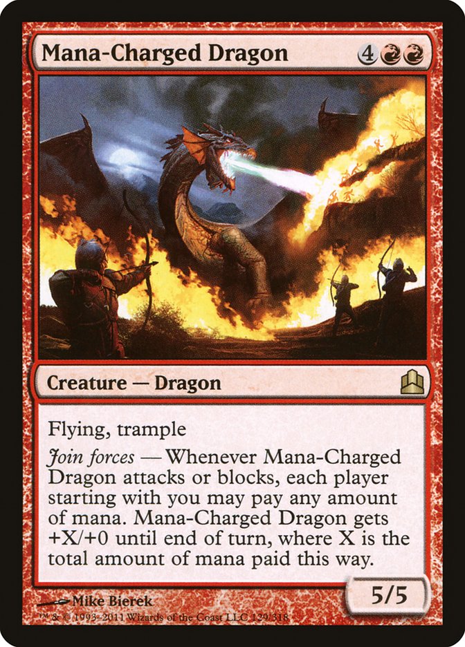 Mana-Charged Dragon [Commander 2011] | Galactic Gamez