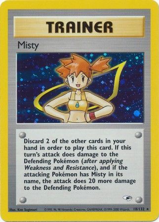 Misty (18/132) [Gym Heroes Unlimited] | Galactic Gamez