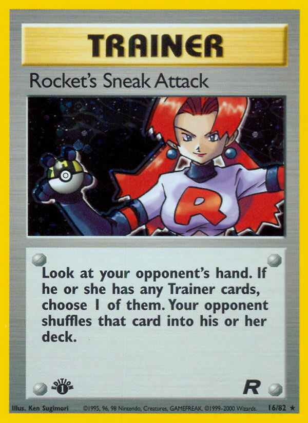 Rocket's Sneak Attack (16/82) [Team Rocket 1st Edition] | Galactic Gamez