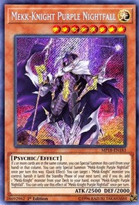 Mekk-Knight Purple Nightfall [MP18-EN183] Secret Rare | Galactic Gamez