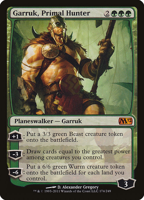 Garruk, Primal Hunter [Magic 2012] | Galactic Gamez