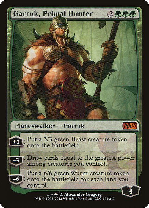 Garruk, Primal Hunter [Magic 2013] | Galactic Gamez
