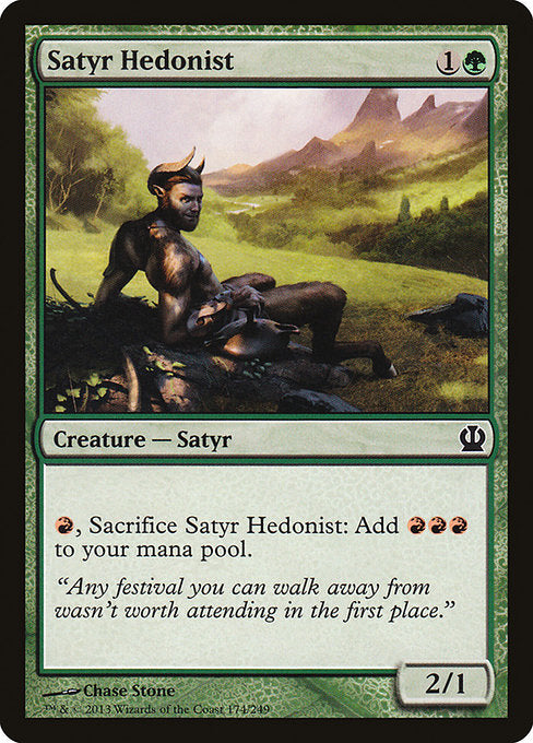 Satyr Hedonist [Theros] | Galactic Gamez