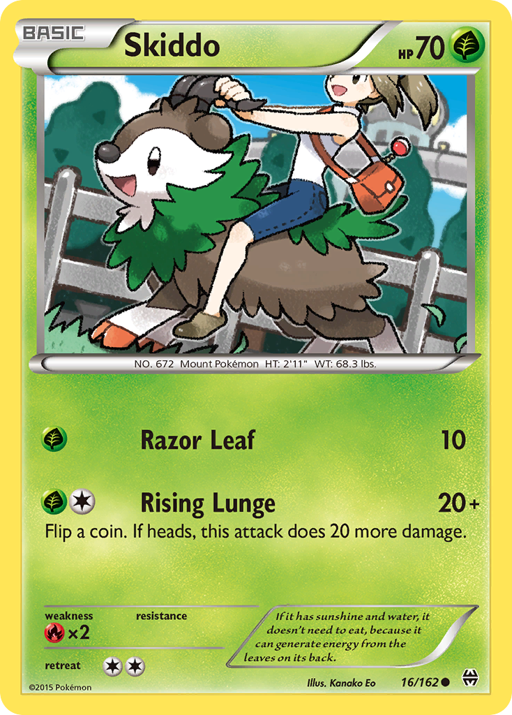 Skiddo (16/162) [XY: BREAKthrough] | Galactic Gamez