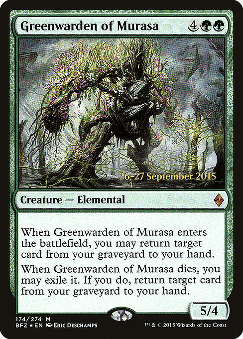 Greenwarden of Murasa [Battle for Zendikar Promos] | Galactic Gamez
