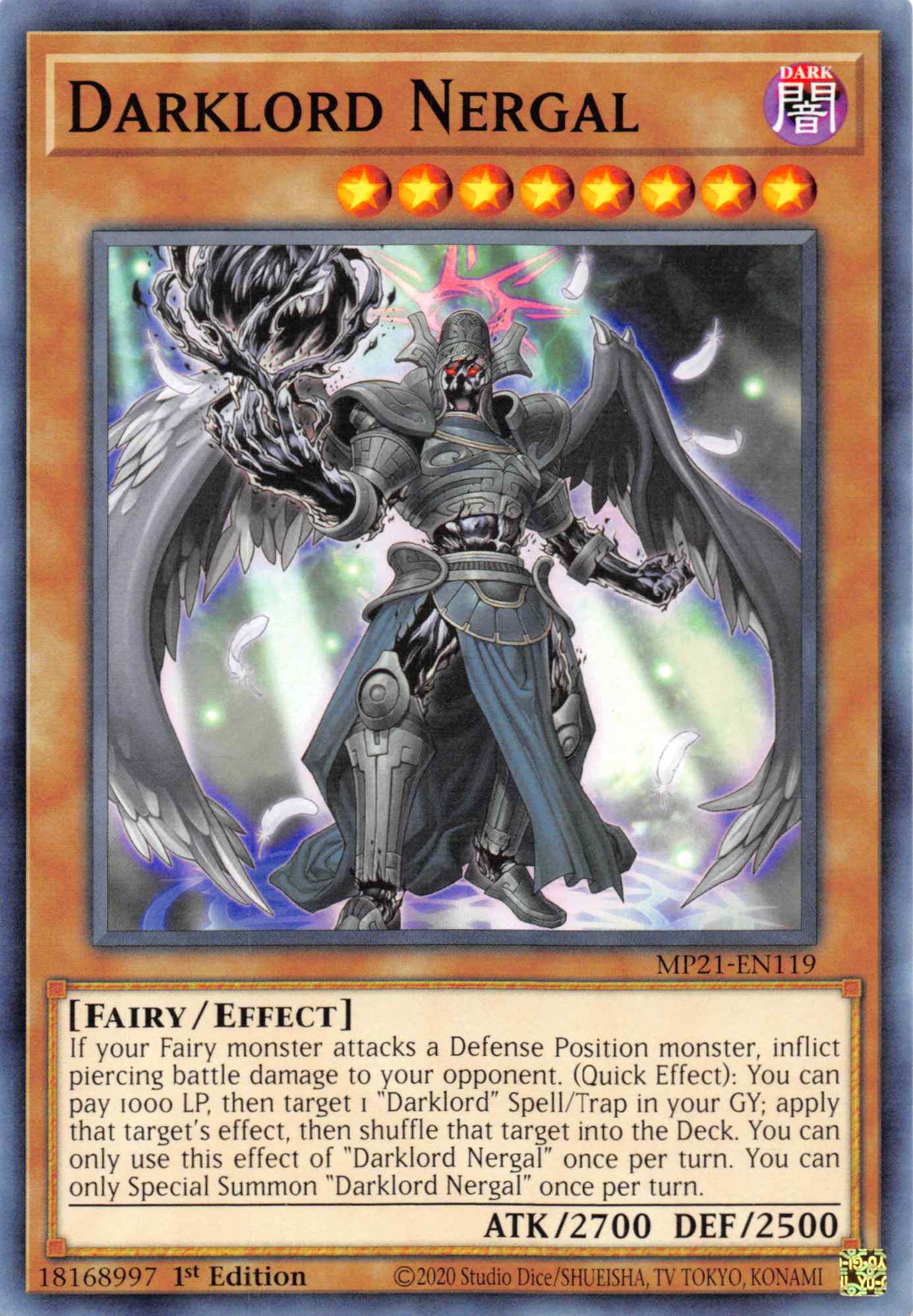 Darklord Nergal [MP21-EN119] Common | Galactic Gamez