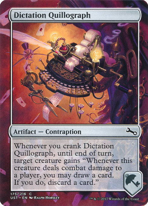 Dictation Quillograph [Unstable] | Galactic Gamez