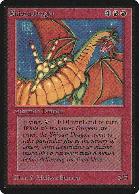 Shivan Dragon [Limited Edition Beta] | Galactic Gamez