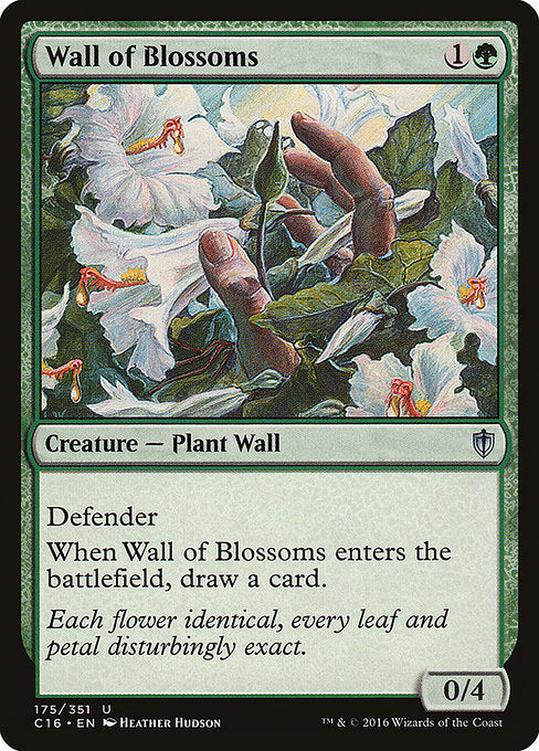 Wall of Blossoms [Commander 2016] | Galactic Gamez