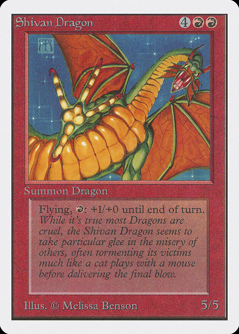 Shivan Dragon [Unlimited Edition] | Galactic Gamez