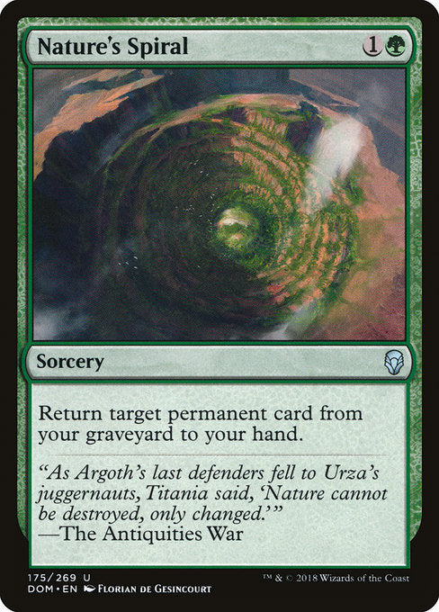 Nature's Spiral [Dominaria] | Galactic Gamez