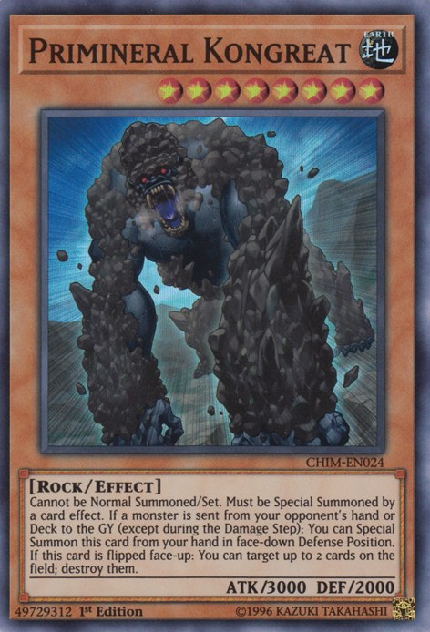 Primineral Kongreat [CHIM-EN024] Super Rare | Galactic Gamez