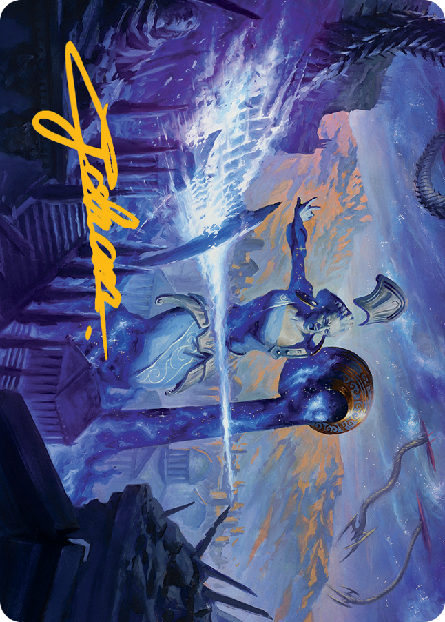 Ephara, Ever-Sheltering Art Card (Gold-Stamped Signature) [March of the Machine Art Series] | Galactic Gamez