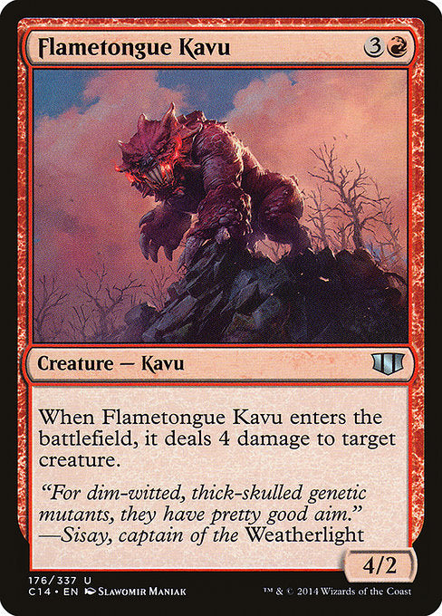 Flametongue Kavu [Commander 2014] | Galactic Gamez