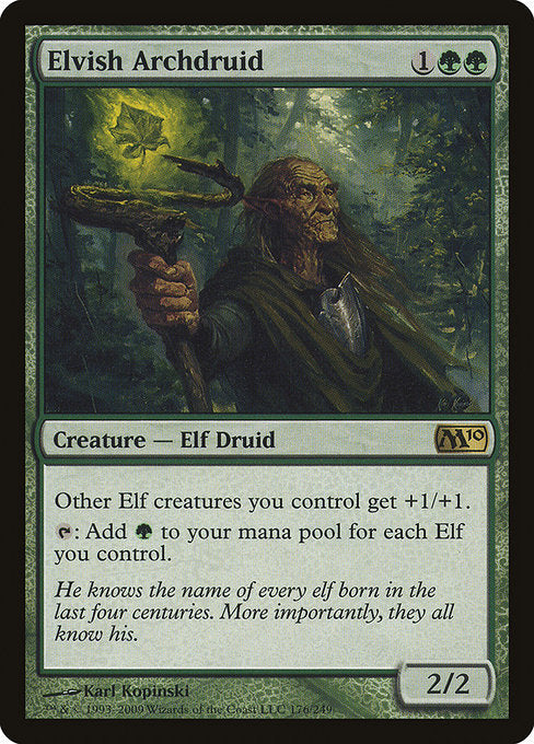 Elvish Archdruid [Magic 2010] | Galactic Gamez