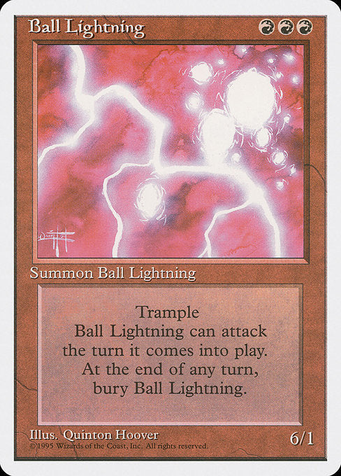 Ball Lightning [Fourth Edition] | Galactic Gamez