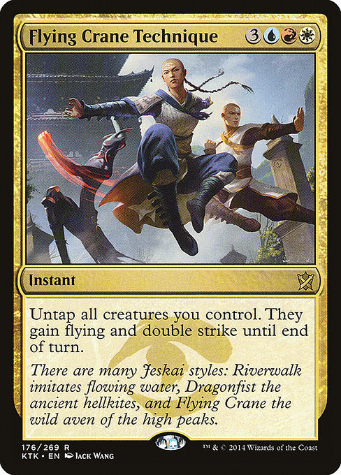 Flying Crane Technique [Khans of Tarkir] | Galactic Gamez