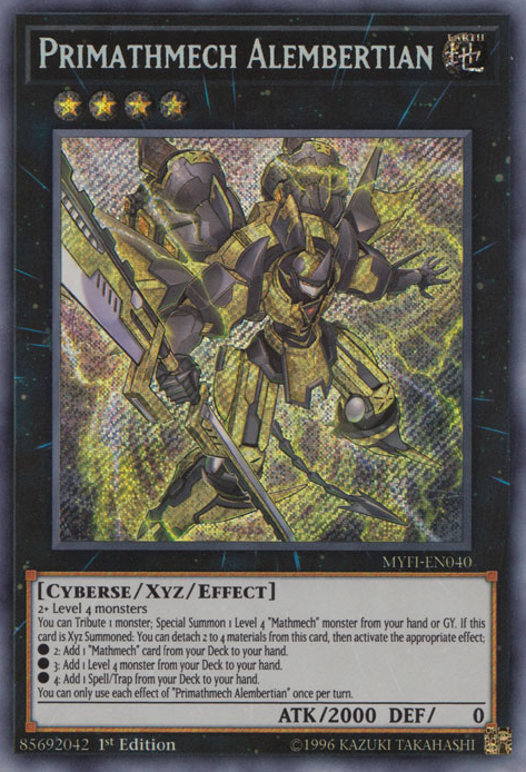 Primathmech Alembertian [MYFI-EN040] Secret Rare | Galactic Gamez