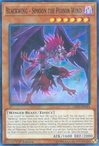 Blackwing - Simoon the Poison Wind [LED3-EN024] Super Rare | Galactic Gamez