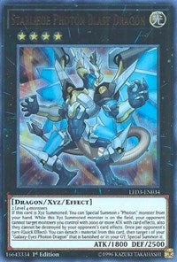 Starliege Photon Blast Dragon [LED3-EN034] Ultra Rare | Galactic Gamez