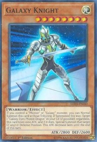 Galaxy Knight [LED3-EN040] Super Rare | Galactic Gamez