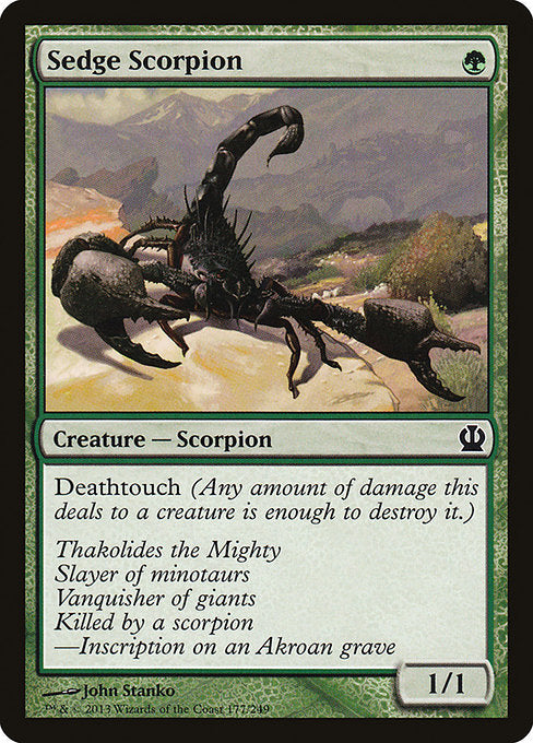 Sedge Scorpion [Theros] | Galactic Gamez