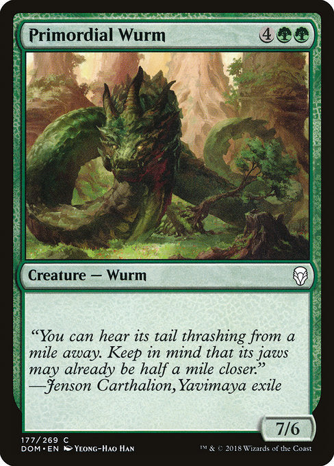 Primordial Wurm [Dominaria] | Galactic Gamez