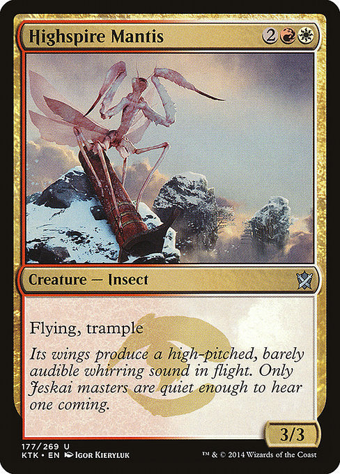 Highspire Mantis [Khans of Tarkir] | Galactic Gamez