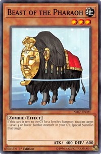 Beast of the Pharaoh [SR07-EN021] Common | Galactic Gamez