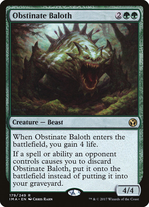 Obstinate Baloth [Iconic Masters] | Galactic Gamez