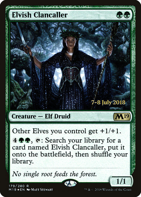 Elvish Clancaller [Core Set 2019 Promos] | Galactic Gamez