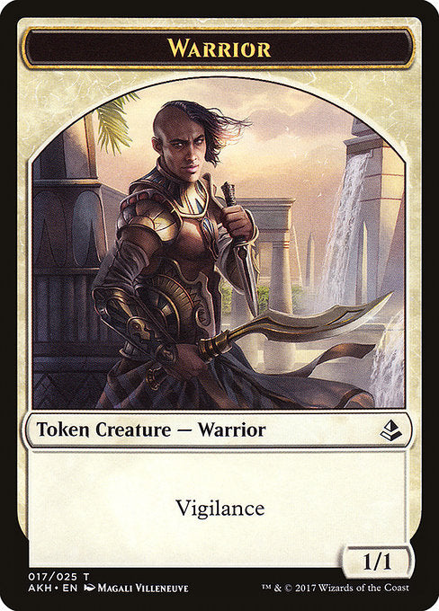 Warrior Token [Amonkhet Tokens] | Galactic Gamez