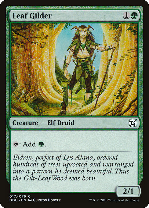 Leaf Gilder [Duel Decks: Elves vs. Inventors] | Galactic Gamez