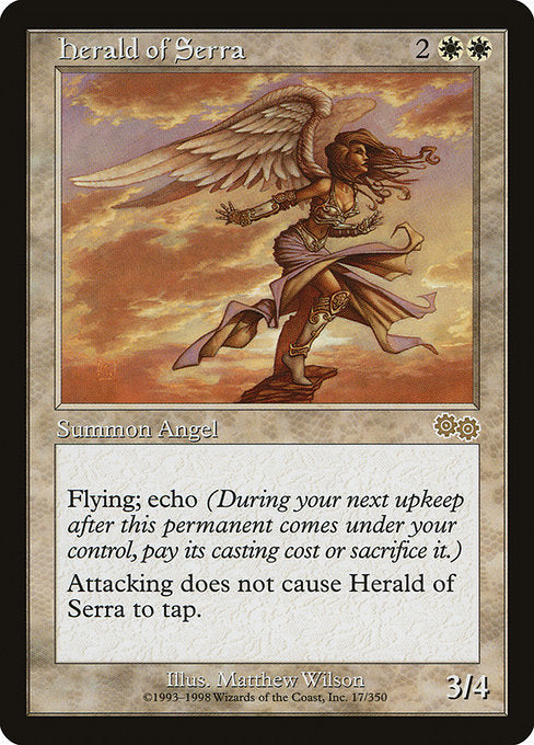 Herald of Serra [Urza's Saga] | Galactic Gamez