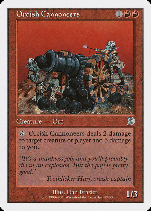 Orcish Cannoneers [Deckmasters] | Galactic Gamez