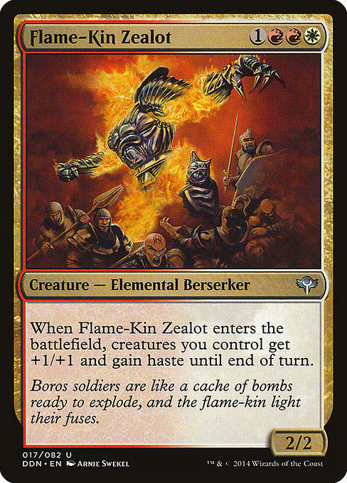 Flame-Kin Zealot [Duel Decks: Speed vs. Cunning] | Galactic Gamez