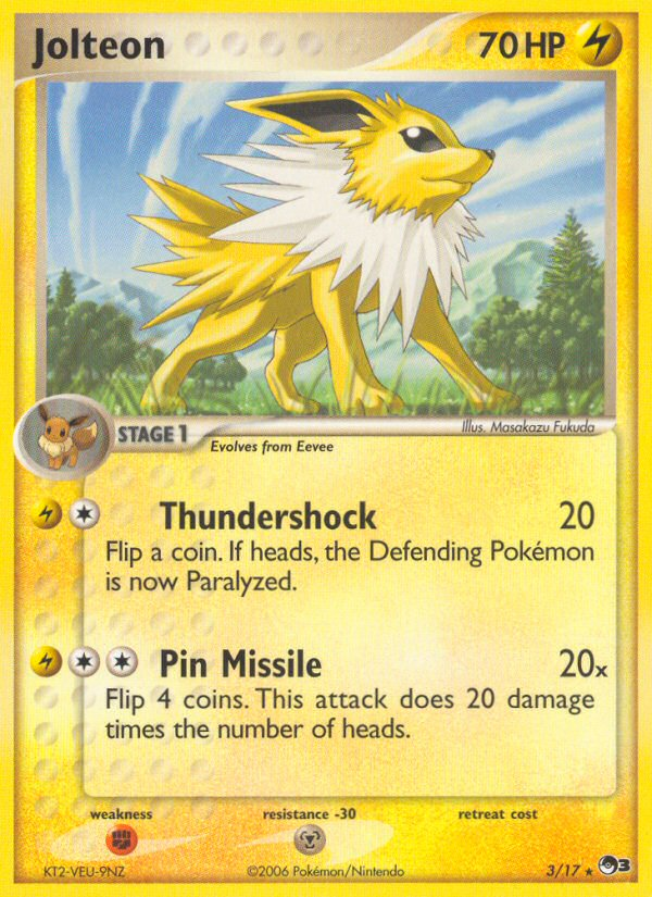 Jolteon (3/17) [POP Series 3] | Galactic Gamez