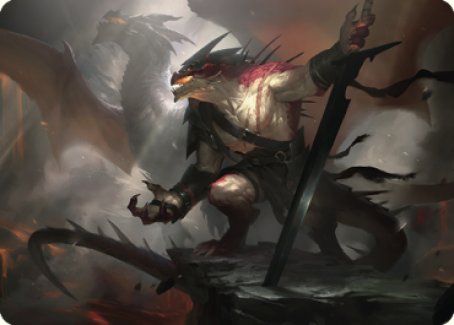 Rivaz of the Claw Art Card [Dominaria United Art Series] | Galactic Gamez