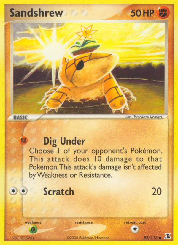 Sandshrew (82/113) [EX: Delta Species] | Galactic Gamez